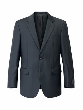 Zadig & Voltaire Black Wool Blend Tailored Blazer Size 44 Men’s XS Two Button